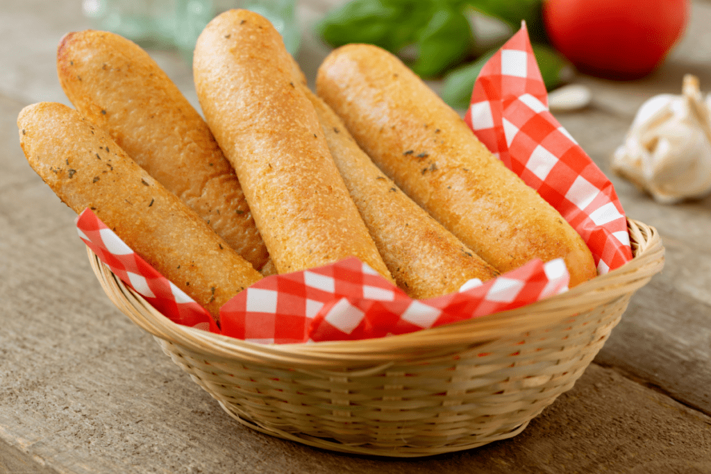 Homemade Garlic Bread Sticks-Leaf No Broth Unturned